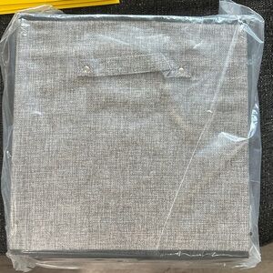 Gray Fabric Storage Bin- Set of 4